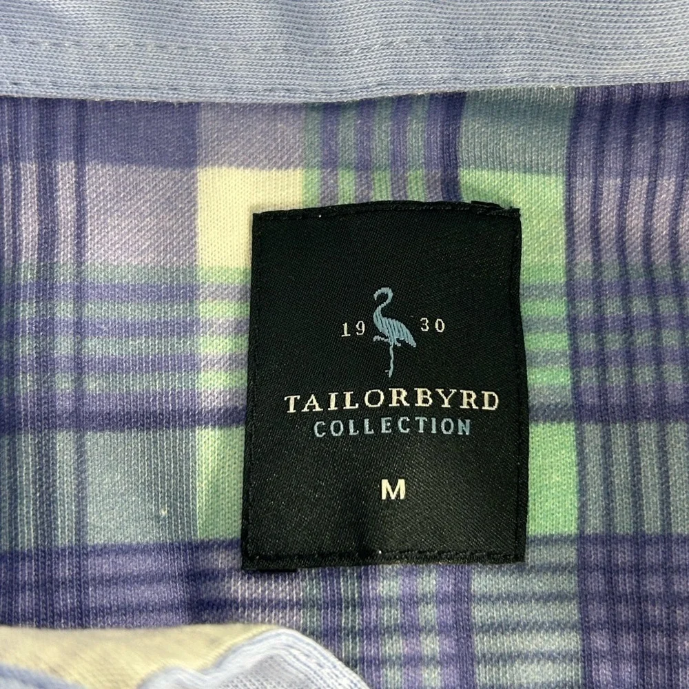 NEW Tailor Byrd Plaid Short Sleeve Button Down - Picture 6 of 8